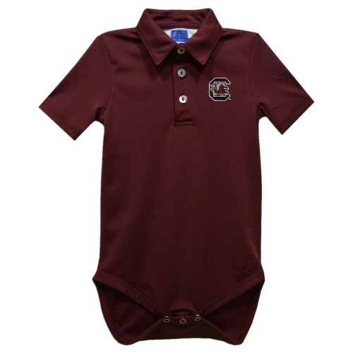 12 Months Garnet Polo Onsie