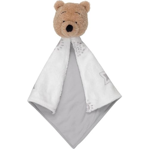 Lambs & Ivy Disney Baby Winnie The Pooh Lovey White/Gray Security Blanket