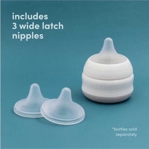 wide latch nipples 3-pack