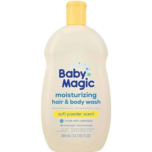 Baby Magic Moisturizing Hair & Body Wash, 16.5 Fl Oz