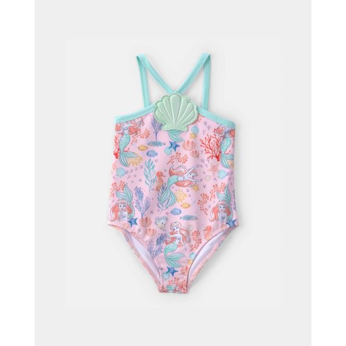 Toddler Girl Disney© Ariel 1-Piece Swimsuit - Pink | Carter's