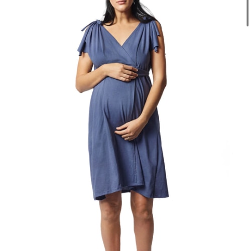 Butterfly Sleeve Delivery Gown and Nursing Dress – Pretty Pushers