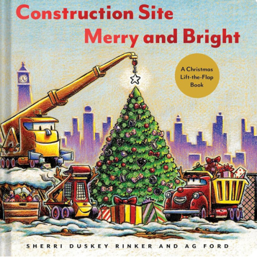 Construction Site Merry and Bright: A Christmas Lift-the-Flap Book (Goodnight Construction Site)