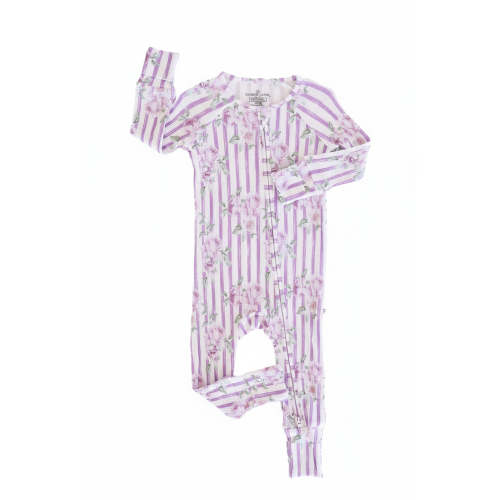 Lila's Lilacs Bamboo Waffle Convertible Zip Romper