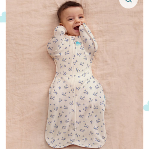Swaddle Up™ 1.0 TOG Cotton Jacaranda Meadow
