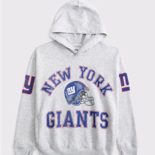 new york giants graphic popover hoodie
