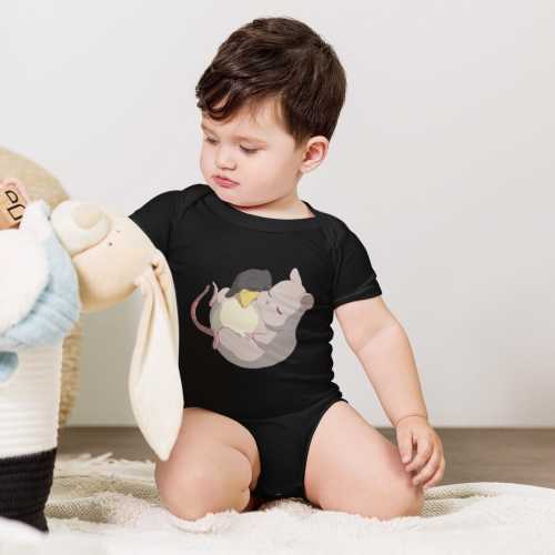 Boh and yu bird sleeping baby onesie, ghibli art, spirited away