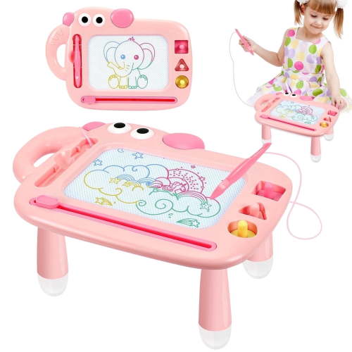 Sytle-Carry Magnetic Drawing Board, 8.07in, Educational Toy for 1-3 Year Old Girls, Birthday Gift