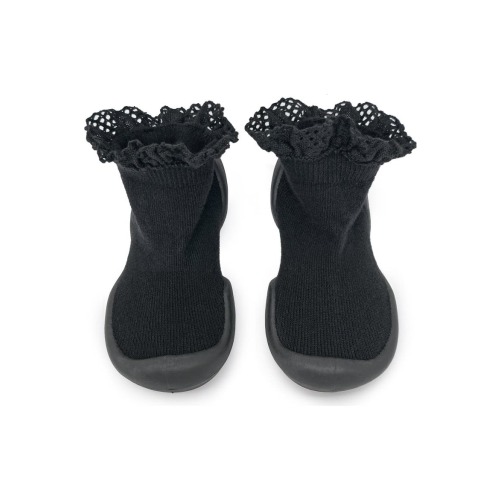 Toddler Girl Sock Shoes Lace Trim