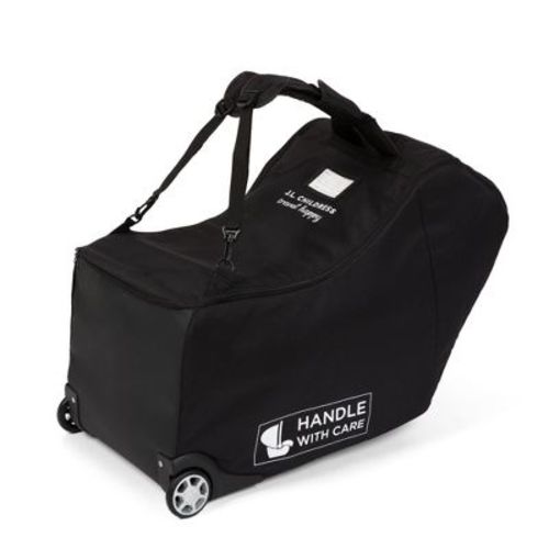J.L. Childress Premier Padded Infant Car Seat Travel Bag with Wheels (Black)