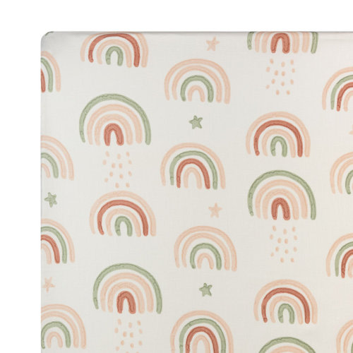 Crane Baby Parker Fitted Crib Sheet (Rainbow) & Reviews | Perigold