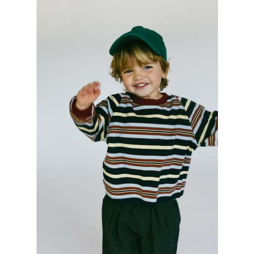 Retro Stripe Long Sleeve- Navy – Fostered Collection