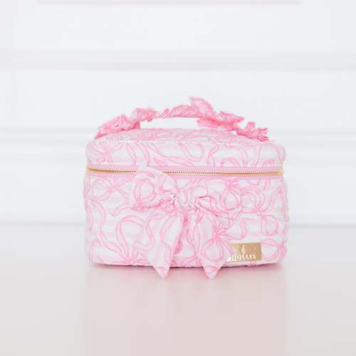 Quilted Coquette Train Case