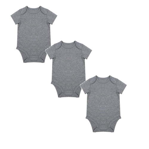 3 Pack Baby Bodysuit Baby Short Sleeve Bodysuits Cotton Romper Pajamas Jumpsuit Boy Clothes 6-9 Months