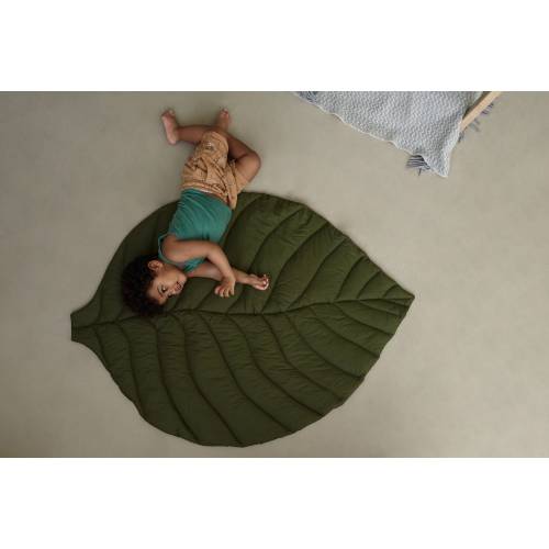 Organic Cotton Leaf Baby Play Mat: Kids Room Decor