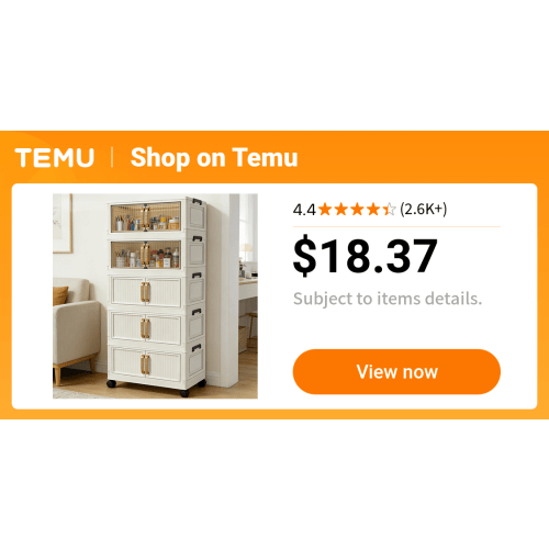 multi functional foldable storage cabinet 5 tier 3 tier - Temu