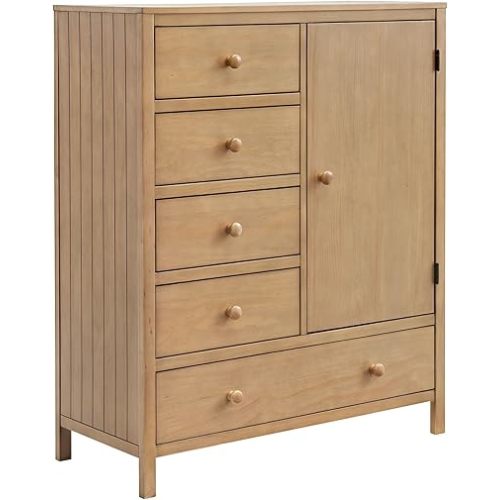 Soho Baby Everlee Chifferobe, Honey Wood