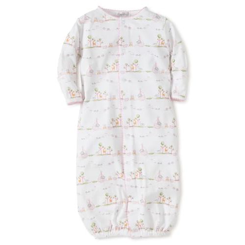 kissy kissy Baby Boys and Girls Noah's Print Convertible Nightgown | Baby Babtism Set, 100% Premium Pima Cotton