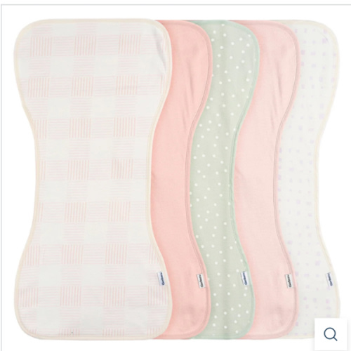 5-Pack Baby Girls Pink Plaid Jersey Burp Cloths – Gerber Childrenswear