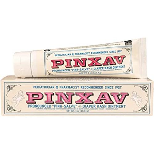 PINXAV Healing Cream, Fast Relief for Diaper Rash, Eczema, Chafing, Bed Sores, Acne, and Minor Cuts and Burns (4 OZ)