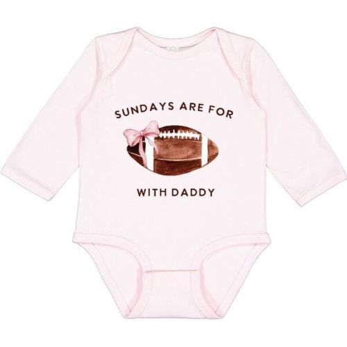 Football With Daddy Long Sleeve Bodysuit, Ballet - Sweet Wink | Maisonette