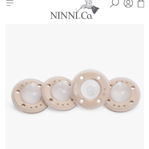 Ninni Pacifier Oatmeal 4 Pack