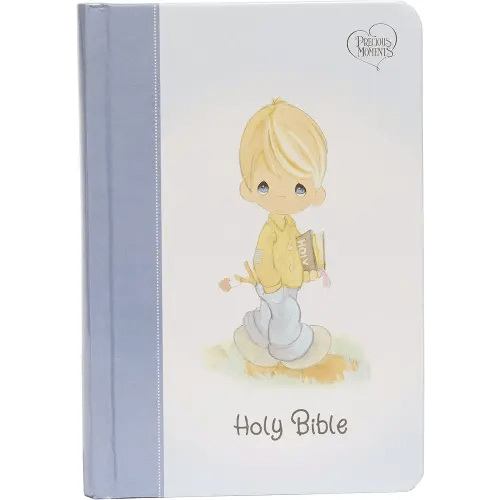 NKJV, Precious Moments Small Hands Bible, Hardcover, Blue, Comfort Print: Holy Bible, New King James Version
