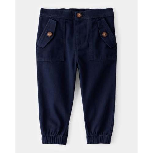 Baby Boy Twill Joggers - Navy - OshKosh | Carter's