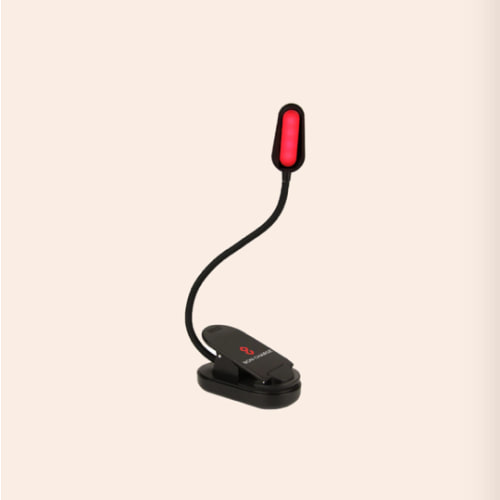 Red Light Book Light | Clip on Book Light | BON CHARGE – Bon Charge