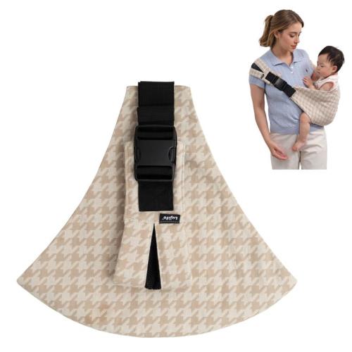 LUJIFO Houndstooth Baby Sling Carrier– Lightweight, Compact - TikTok Shop