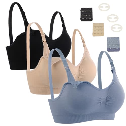 Nursing Bras for Breastfeeding Maternity Bra Breastfeeding Wirefree Seamless Pregnancy Bralette for Womens