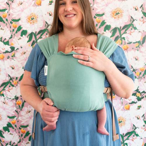 Agave Sprout Newborn Carrier | Breathable Everyday Comfort | hope&plum