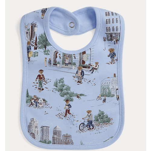 Polo Bear Cotton Interlock Bib