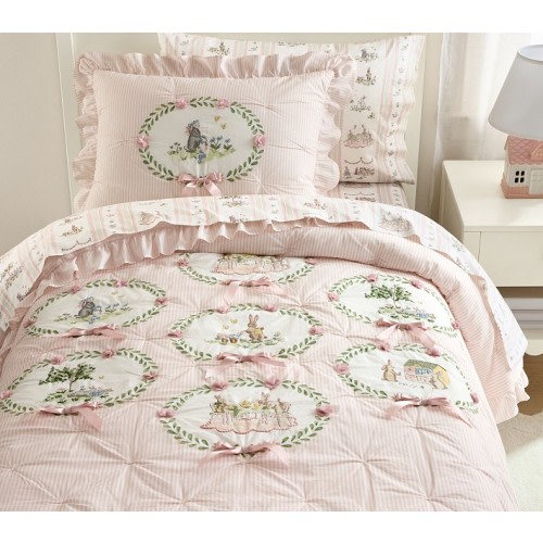 Riley Sheehey Oxford Stripe Quilt & Shams | Pottery Barn Kids