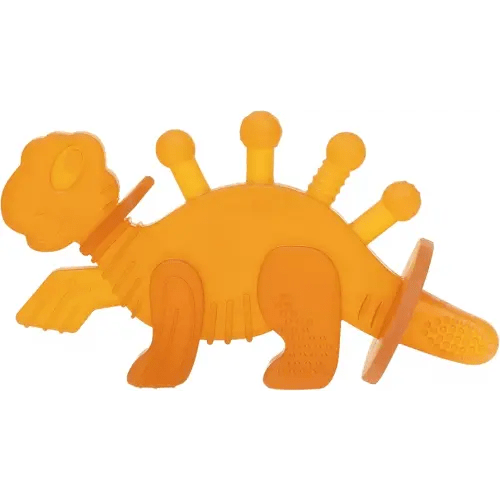Bambeado Baby Teether Toy: Dibly - The Dino Baby Teething Toys BPA-Free Teethers Inspired by Nature with Natural Rubber Pacifier