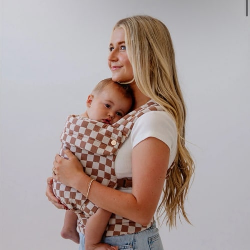 The Monarch Baby Carrier - Mocha Check – Mabē