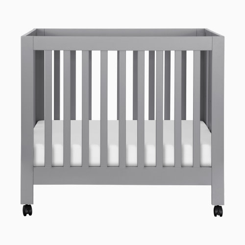 babyletto Origami Mini Crib - Grey