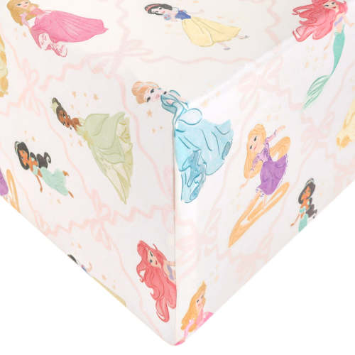 Premium Knit Fitted Crib Sheet - Disney Princess
