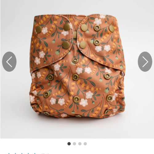 Luxe Pocket Cloth Diaper with Dual Inner Gussets and Athletic Wicking Jersey