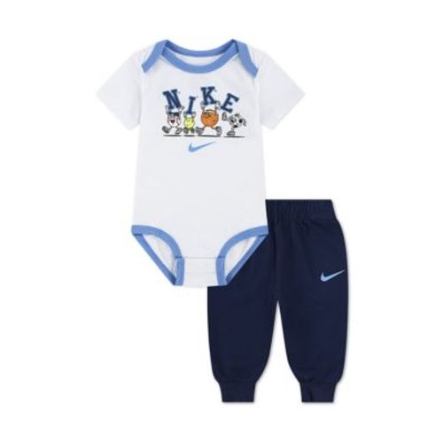 Baby Boys Creeper Jogger Sports Set