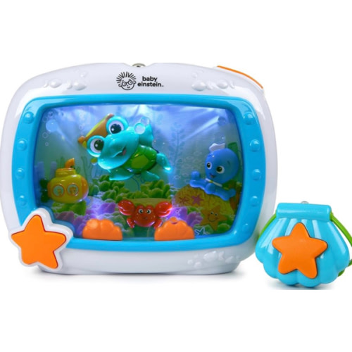 Baby Einstein Sea Dreams Soother Musical Crib Toy and Sound Machine, Newborn and up