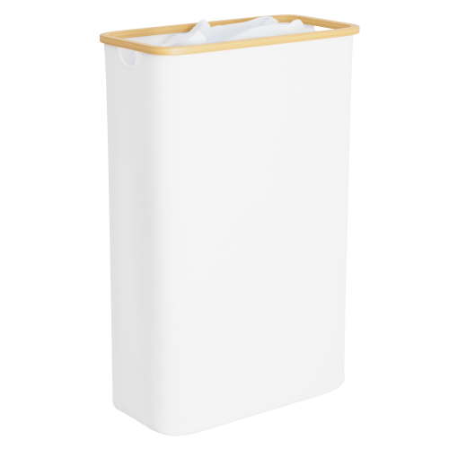 Tooloton 60L Large Laundry Hamper, White