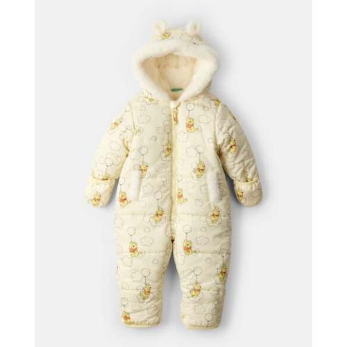 Baby Boy 1-Piece Disney© Winnie the Pooh Pram Snowsuit - Yellow/Cream | Carter's