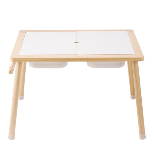 Stellweilan Tessberg Sensory Table for Toddlers, Kids Activity Table with 3 Foldable Storage Bins & Paper Roll Holder, Indoor/Outdoor Play Sand and Water Table, Wooden Kids Sensory Drawing Table, Gift for Boys Girls | Wayfair
