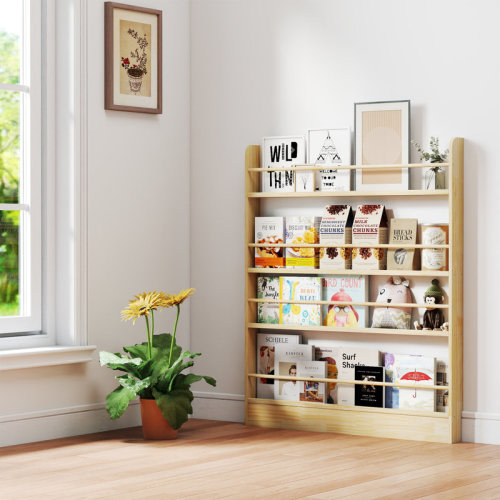Latitude Run® slim Wooden Storage Rack | Wayfair
