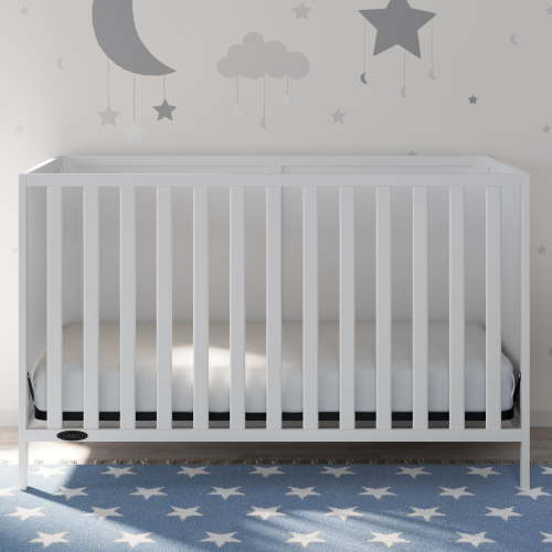 Graco Theo 3-in-1 Convertible Baby Crib, White