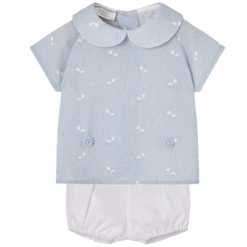 Charles Sky Blue Set with Turtle Design