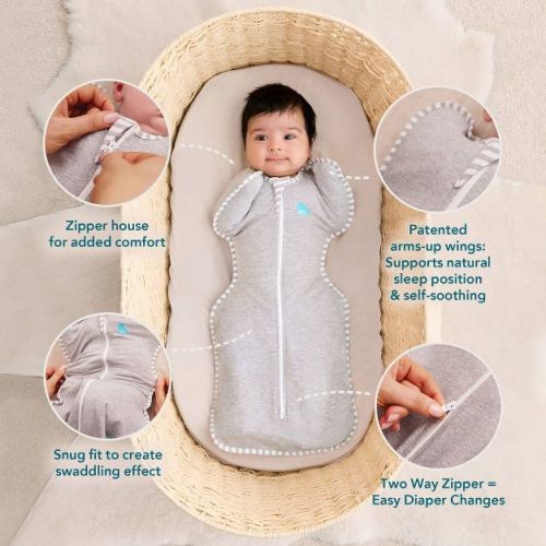 Love to Dream Swaddle Up Sleep Sack - Viscose from Bamboo 1.0 TOG Cherries - Medium