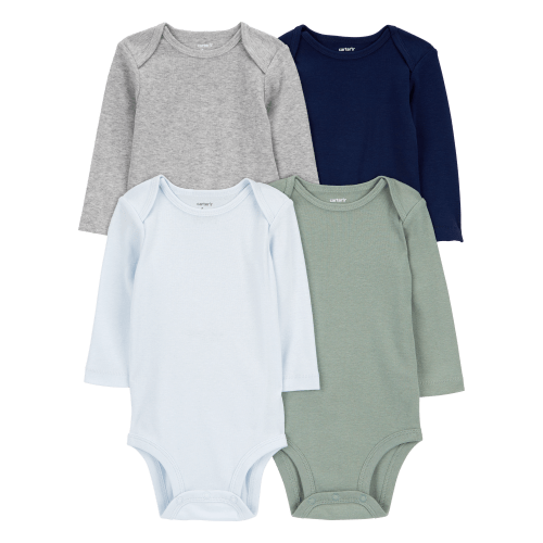 Baby 4-Pack Long-Sleeve Original Bodysuits - Carter's | Carter's