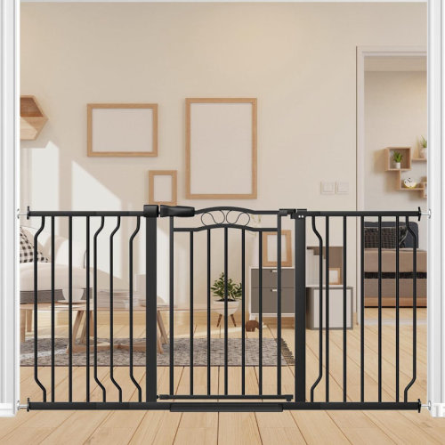 Xifamniy Extra-Wide Auto-Close Safety Gate – Adjustable No-Drill Installation, Modern Arched Design for Doorways, Stairs, and Indoor/Outdoor Use & Reviews | Wayfair